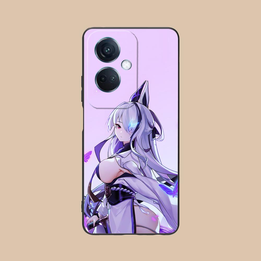 Матовый ТПУ чехол для мобильного телефона Azur Lane Unzen для OPPO Reno 14 13 12 11 10 9 8 7 6 5 F T Pro 5G Цветной печатный чехол