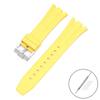 Ремешок из фторкаучука для Audemars Piguet Royal Oak 15400 15500 26331, мужской мягкий ремешок с пряжкой-бабочкой из FKM, сменный ремешок для часов AP 26 мм