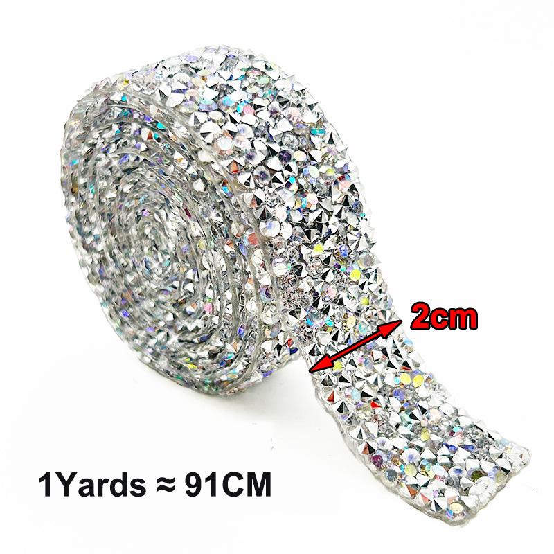 Самоклеящаяся хрустальная стразовая наклейка Алмазная лента Наклейка для DIY Стразы для искусства, ремесел, DIY, для украшения автомобиля, телефона, платья, обуви