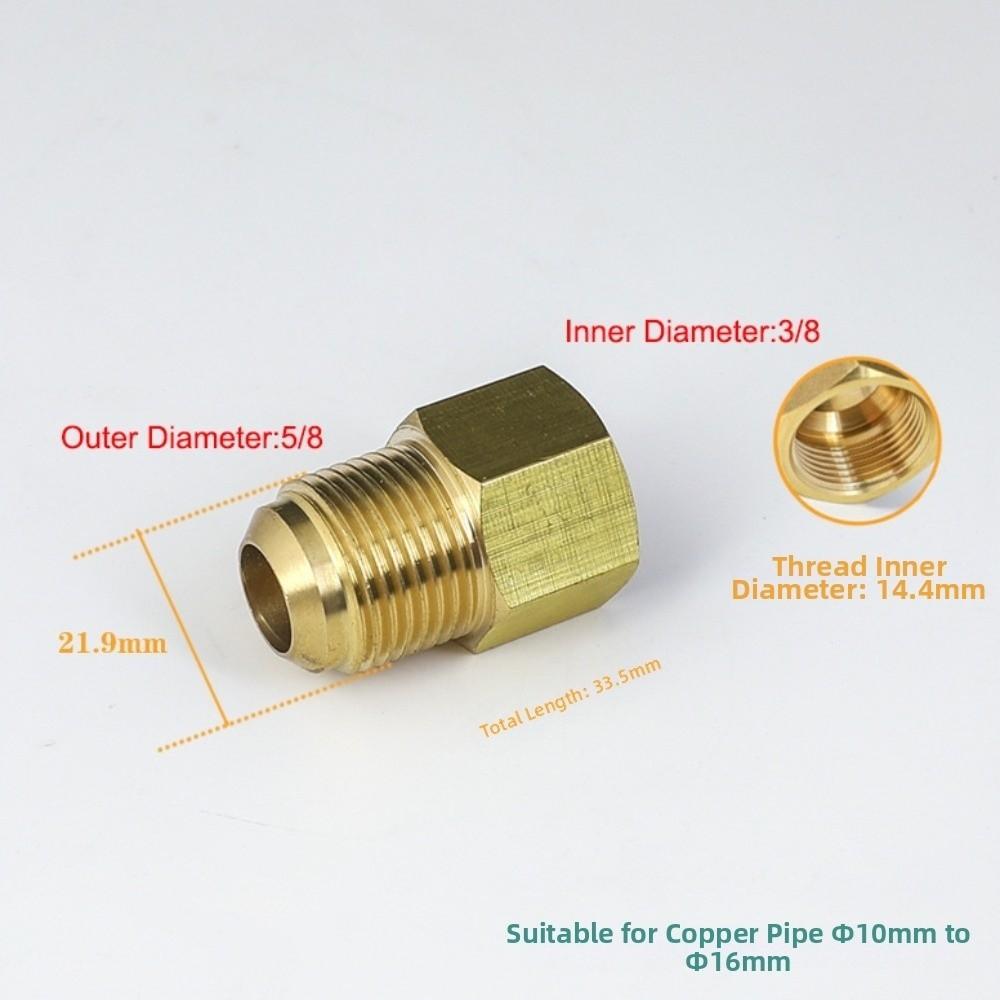 1/4 3/8 1/2 3/4 Inch Reducer Fitting Female To Male AC Coupler Adapeter Refrigerant Joint