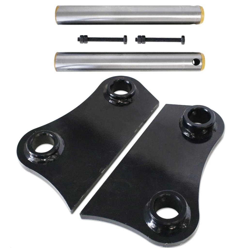 2 Pcs Bucket Ear Replacement for CAT 305 306 Mini Excavators Manganese Steel Bucket Ear Attachment with Pins and Screws