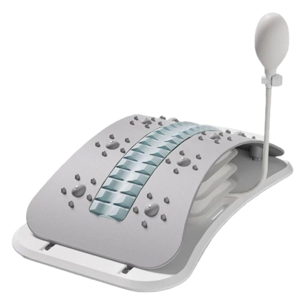 Регулируемый массажер для спины Поясничная поддержка Поясничная поддерживающая доска Надувной регулируемый декомпрессор позвоночника для облегчения боли в пояснице