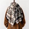 Cashmere Scarf for Women Thick Winter Caps Shawl Wrap Female Pashmina Poncho Luxury Brand Echarpe Femme Blanket Warm Bufanda