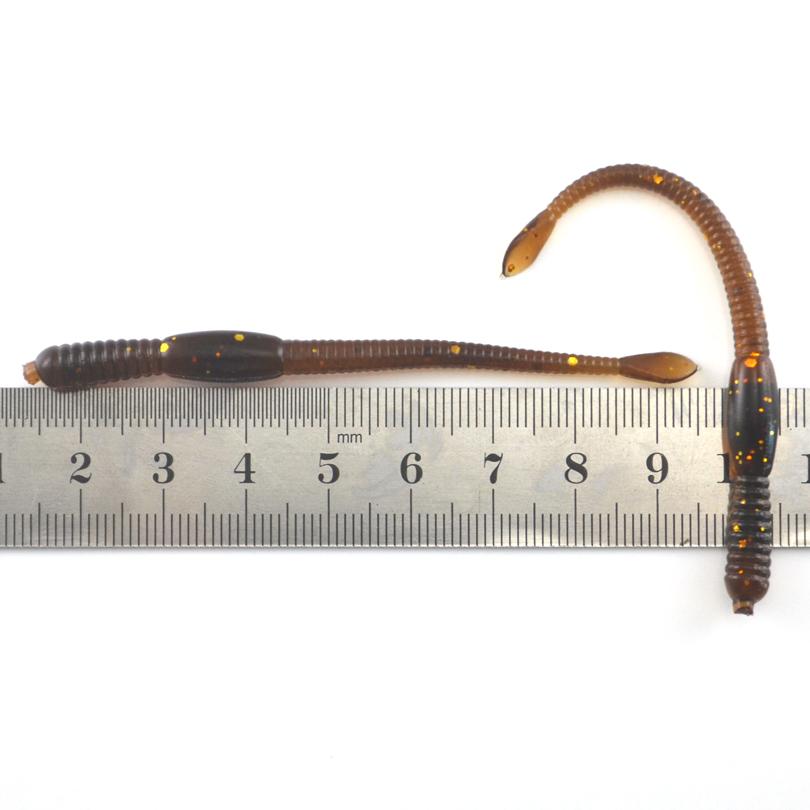 MNFT 25pcs/lot 7.7cm 1.03g Soft Plastic Lure Artificial Fishing EarthWorm Fishing Baits Bionic Maggots Worm Fishing Lures Tackle