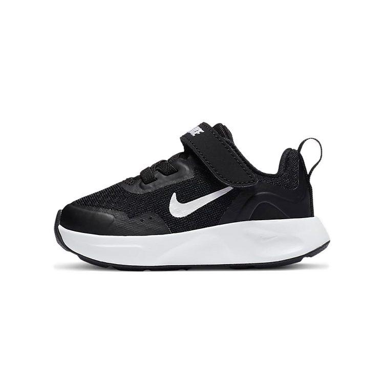 Nike Кеды для скейтборда Wearallday с низкой посадкой, Черно-белые, Для младенцев и малышей CJ3818-002