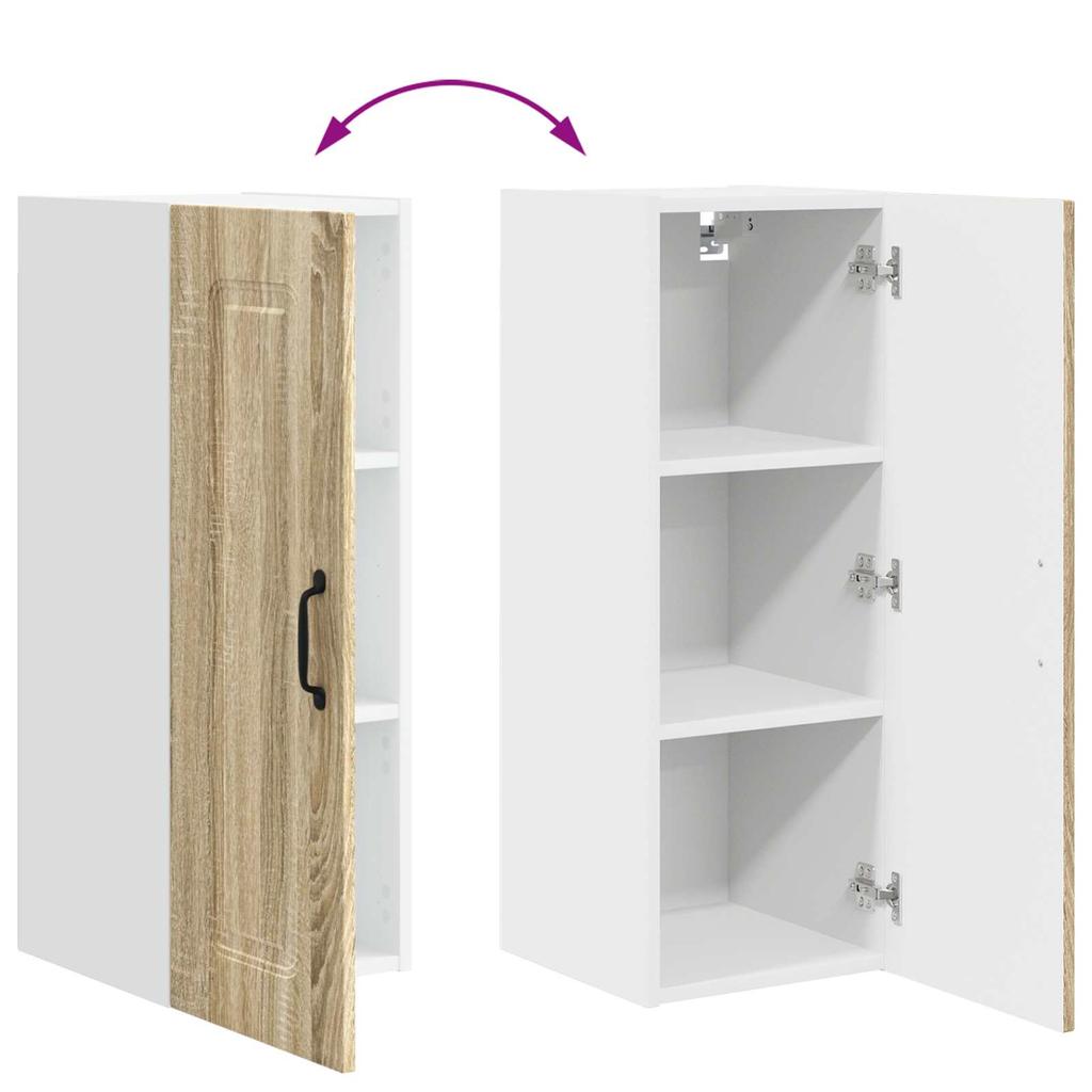 Dishwasher Front Panel Kalmar 2 pcs Sonoma Oak 30 x 31 x 80 cm