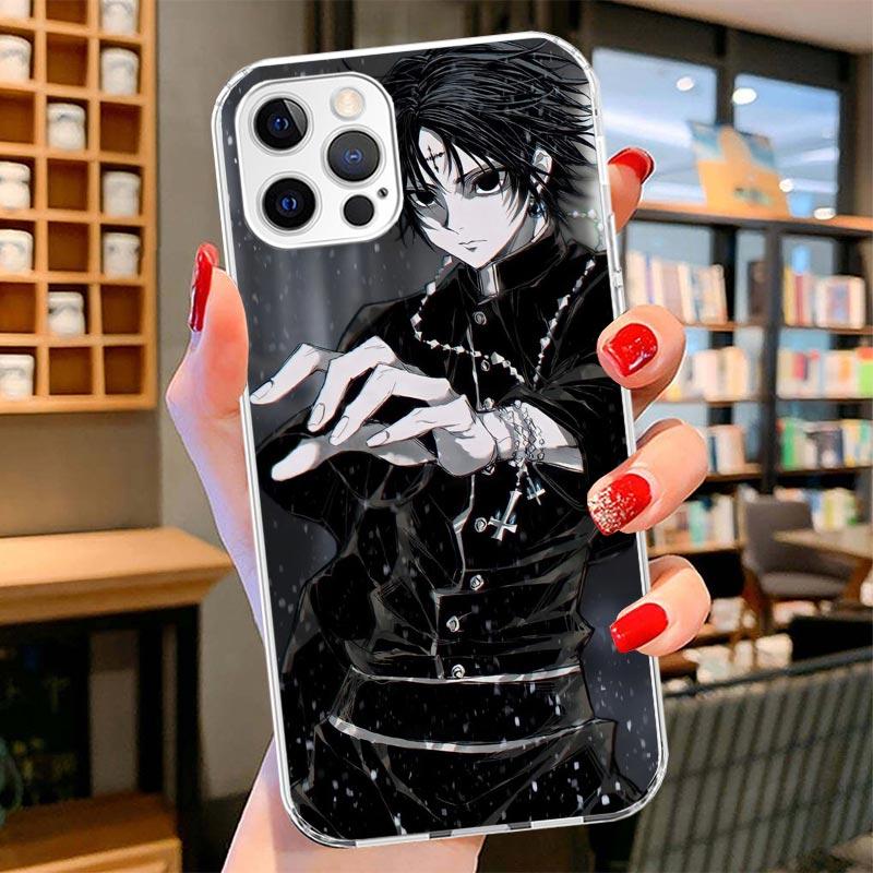 Huner X-Hunters Chrollo Shizuku Cover Phone Case For iPhone 16 17 Air 15 14 Pro Max 16E Phone Case 13 Mini 12 11 7 SE 8 Print Pa