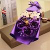 Simulation Artificial Rose Flower Golden Foil Gold Foil Rose Pendant  Wedding Gift