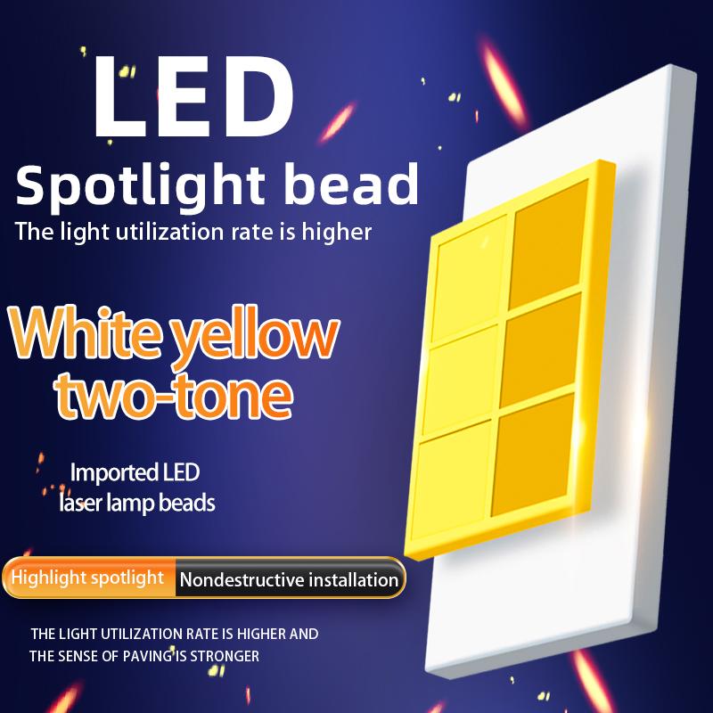 Мотоциклетный светодиодный прожектор с линзами, двойные линзы, вспомогательная фара, противотуманная фара для бездорожья, квадроцикла, белый, желтый, дальний/ближний свет, мини-фара дальнего света