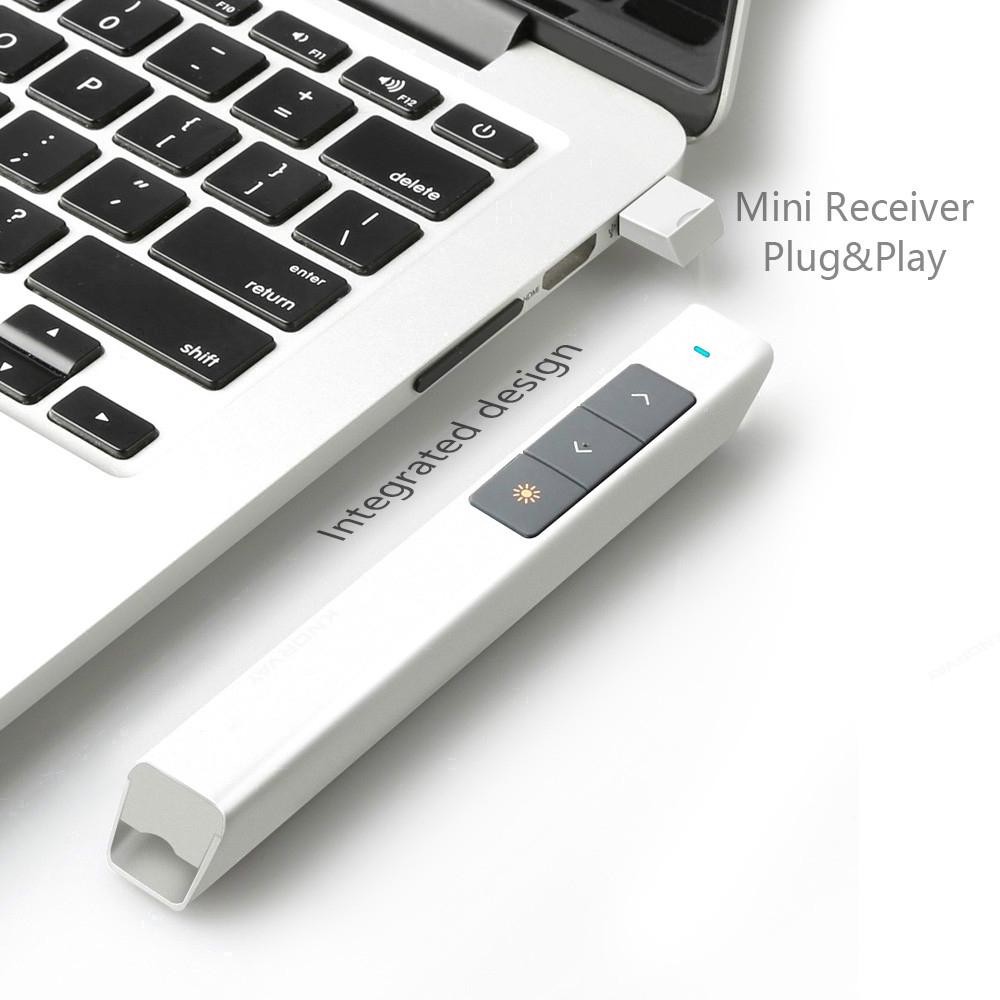 1 шт., беспроводной пульт дистанционного управления, лазерная флип-ручка, USB PowerPoint PPT, лазерная указка для презентаций, ручка-кликер