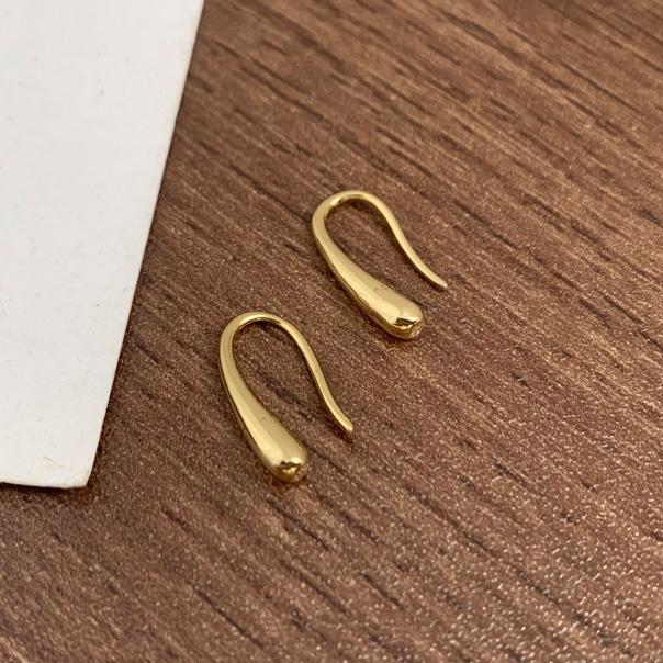 PONYKISS  Sterling Silver Minimalist Water Drop Stud Earrings for Women Party KoreaTrendy Fine  Mini Accessories