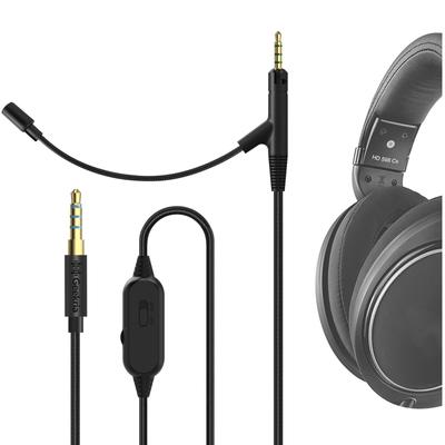 Geekria Clip Microphone Condenser Microphone Pin Microphone Mini Microphone Smartphone Microphone Headphone Cable for Games and Meetings Compatible
