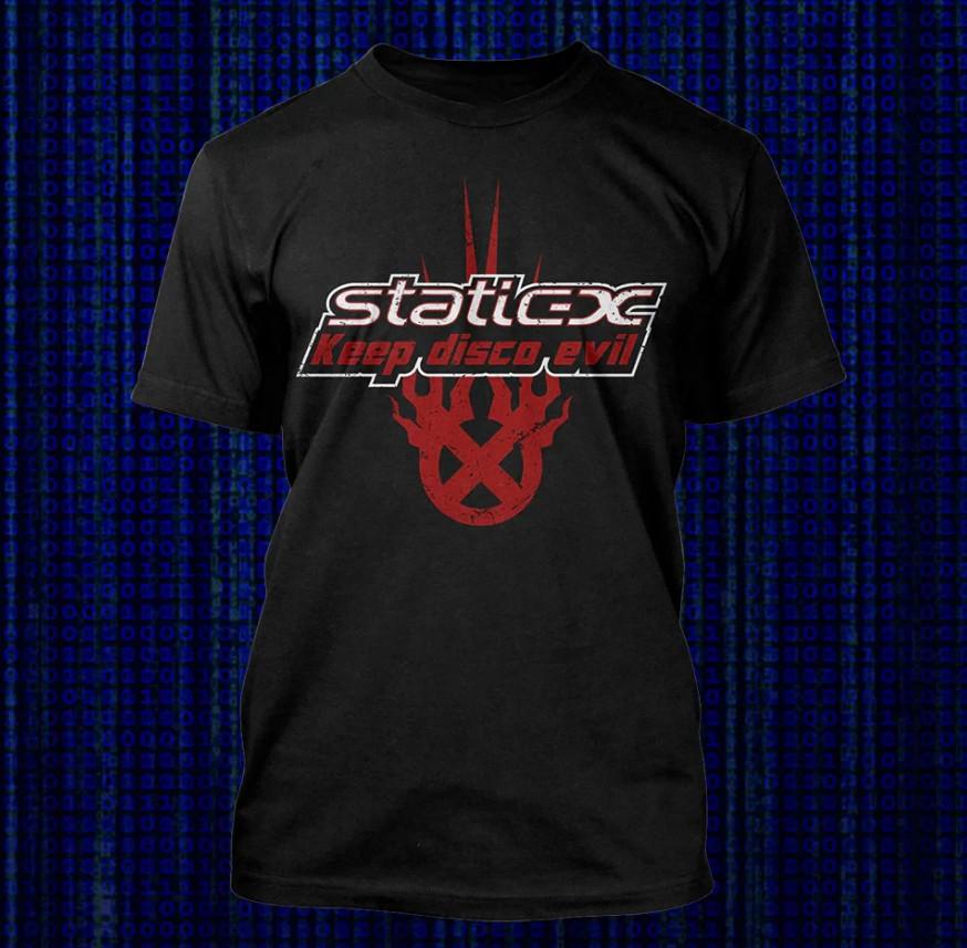 Static X Band Keep Disco Evil T-shirt, Size S-4XL