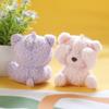 11cm Plush Toy Charm Bear Trinket Plush Doll Car Keyring Plush Bear Keychain Plush Pendant Keychain