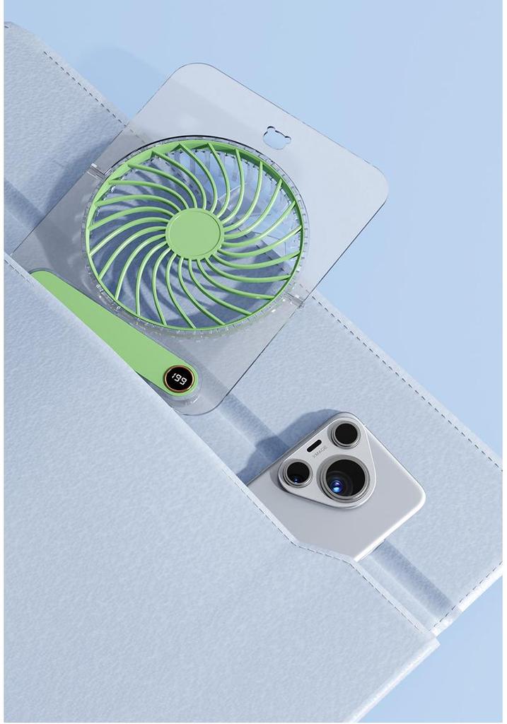 Rechargeable Ultra-Thin Mini Desktop Fan for Dorms and Offices