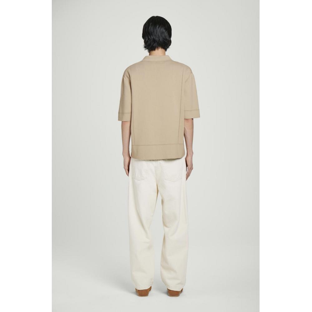 Cos Japan Point Knit Cotton Shirt