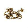 Brass Dragon Figurine Animal Statue Gifts Ornament Tea Pet Retro Figurines for Home