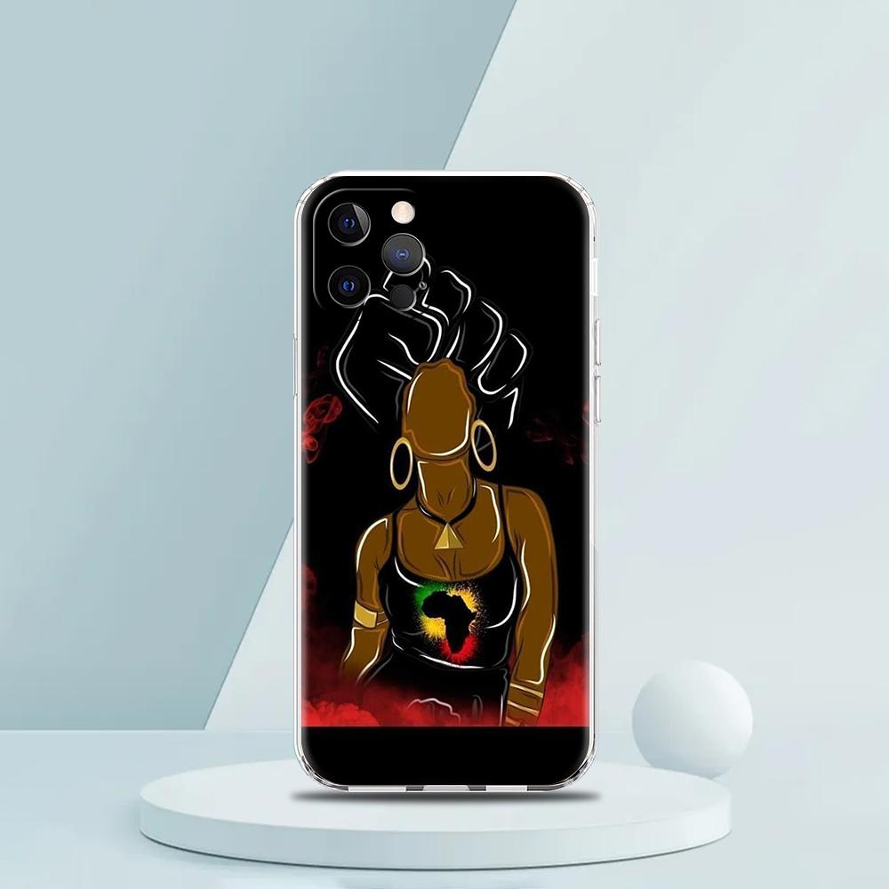Модный Черный Чехол для Телефона для iPhone 16 15 14 13 12 Pro Max Прозрачный ТПУ для iPhone 11 Pro Max 7 8 Plus XS XR Оболочка Capas
