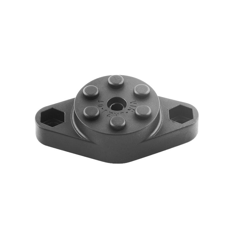 VIN Universal Quick-Release Microphone Holder Receiver Base, Locking Face Plate & Diamond Belt Clip for Hand Mic  VIN-SM-01