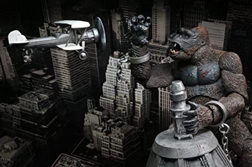 NECA - Фигурка действия в масштабе 7 дюймов - Ultimate King Kong (Бетонные джунгли)