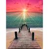 5d Diy алмазная живопись закат пляжный пейзаж Алмазная мозаика сердце наборы для вышивки крестом горный хрусталь морские фотографии дома