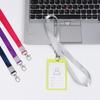 1Pcs Thicken Fashion Name Tag ID Card Holder Hanging Rope Neck Strap Lanyards Badge Holder Lanyard