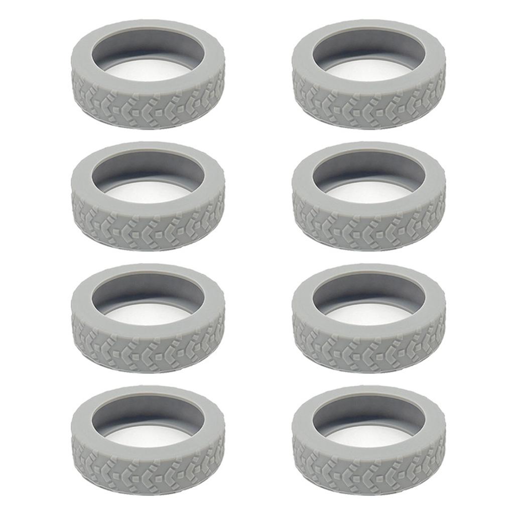 8 шт. Защитные чехлы для колес чемодана, мягкие бесшумные колеса для тележки, чехлы для колес чемодана, роликовые аксессуары для чемодана, снижение шума