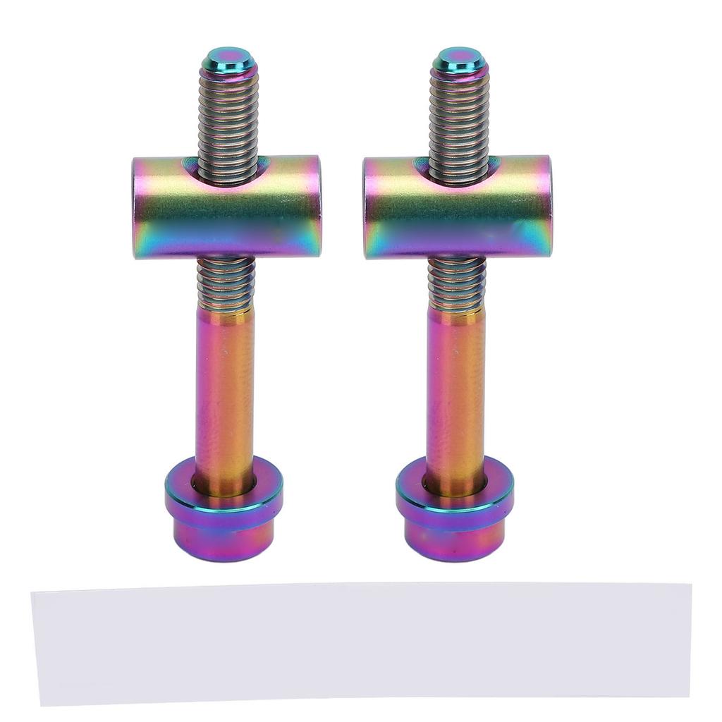 2pcs M5x40mm Ti Alloy Bike Seat Post Fixing Bolts Bike Seatpost Screws Cycling Accessories for Bike