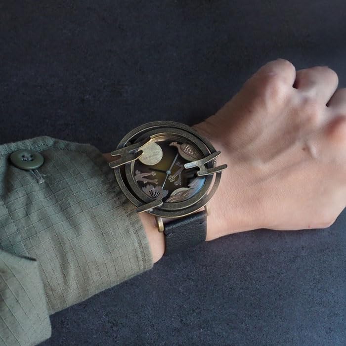 Часы ручной работы Элегантные часы ручной работы Kyoto [DEDEGUMO] Мужские Женские Q41-2