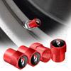 lcbn4 4Pcs Car Styling Racing Flag Badge Metal Wheel Tire Valve Caps Stem Case Dust Covers For Seat  Ibiza Cupra Arosa Ateca Cordoba