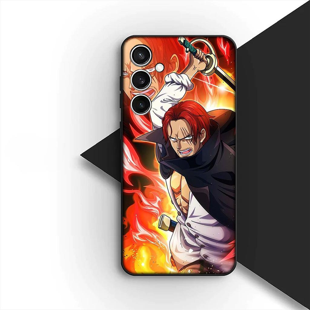 Casing for Xiaomi Redmi 15 15C A3 A4 A5 9A 9C NFC Note 9 8 Pro Phone Cover Protective Case Shanks Red Hair One Pieces Luffy