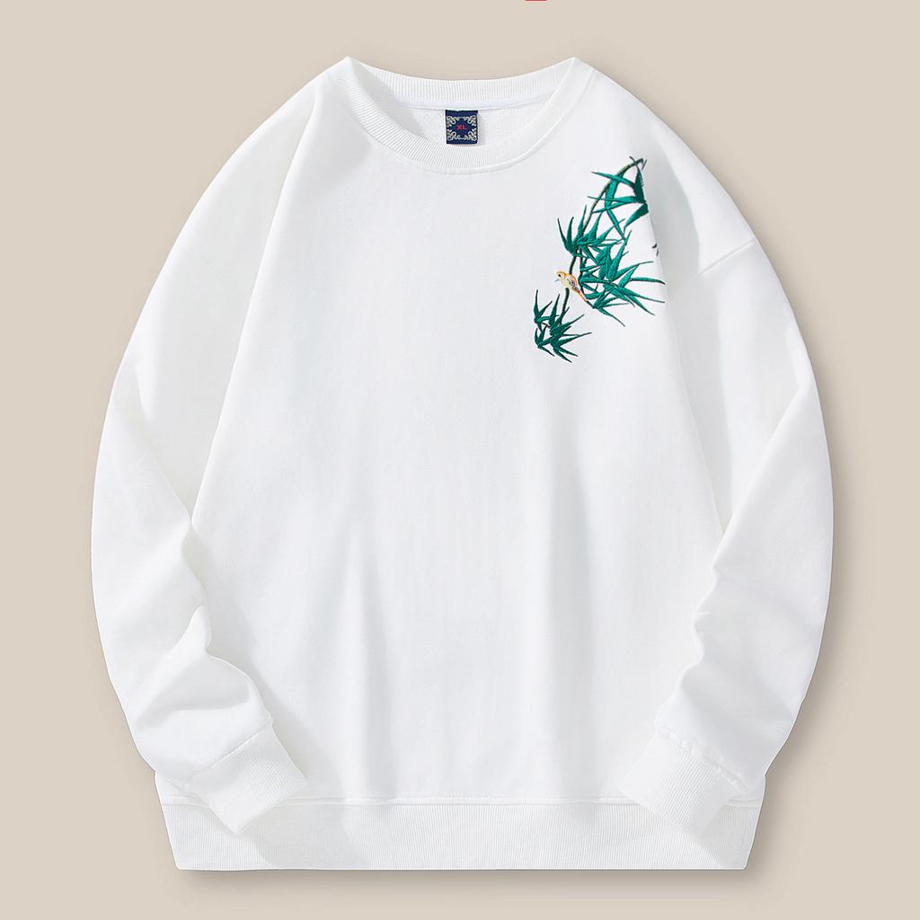 Осенне-зимняя мужская толстовка с круглым вырезом China-Chic, свободная, большого размера, модная, с длинным рукавом, женская, топ