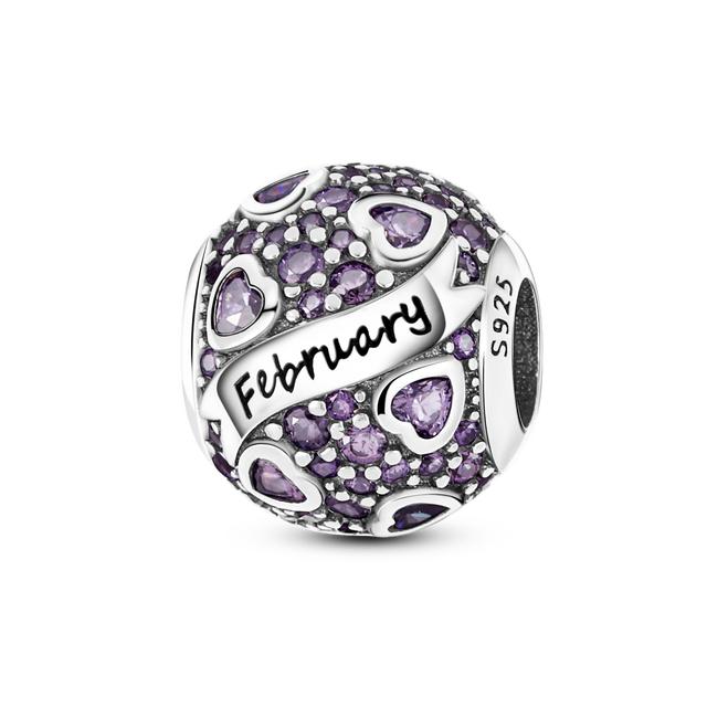 Новый Стерлингового Серебра 925 Красочные Круглые Инкрустированные Цирконом Подвески Бусины Подвеска Подходит Браслет 925 Серебряных Ювелирных Изделий Подарок