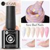 UR SUGAR 7 мл резиновая основа гель молочно-желе белый блестящий гель для ногтей с блестками замачиваемый УФ-светодиодный лак для маникюра верхнее покрытие