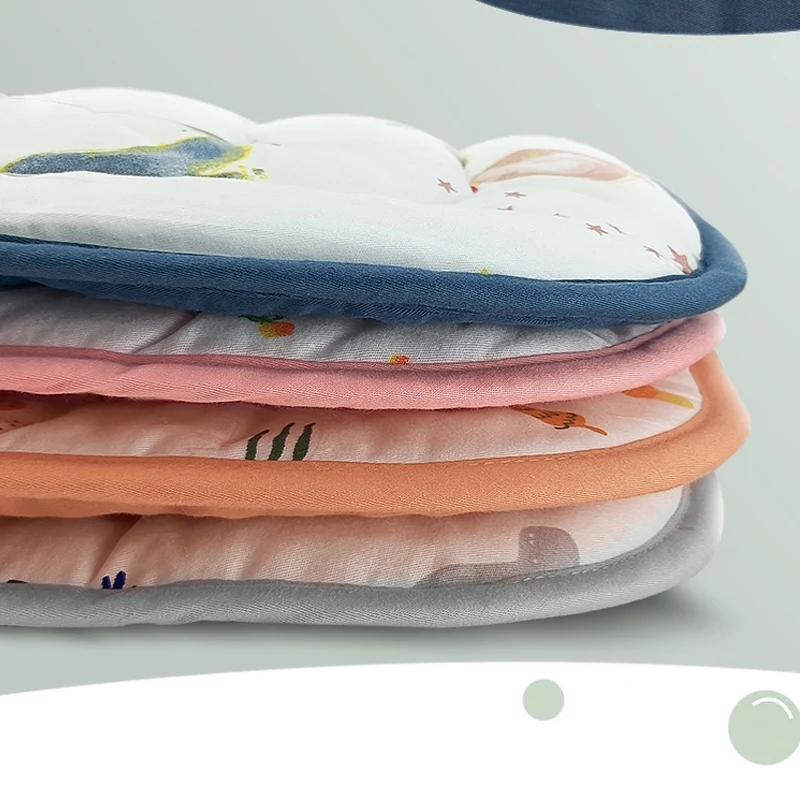 Удобный хлопковый коврик для детской коляски Four Seasons, мягкая подушка для сиденья, детский коврик для сиденья, подушка для детской коляски для детей от 0 до 27 месяцев