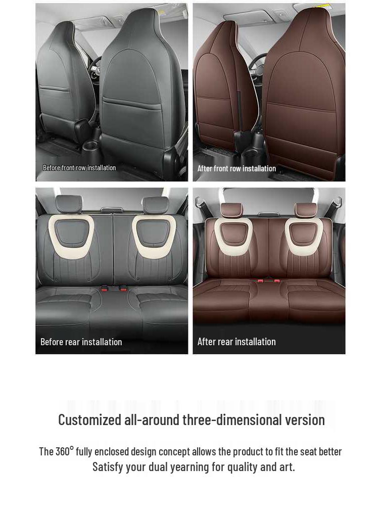 Wuling Bingo Car Seat Cushion & Cover - Full Coverage for 25 Models, All-Season Interior Decoration