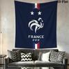 France FFF Wall Tapestry Aesthetic Wall Hanging Printed Fabric Blanket Decorative Tapestries for Bedroom Living Room Home Decor