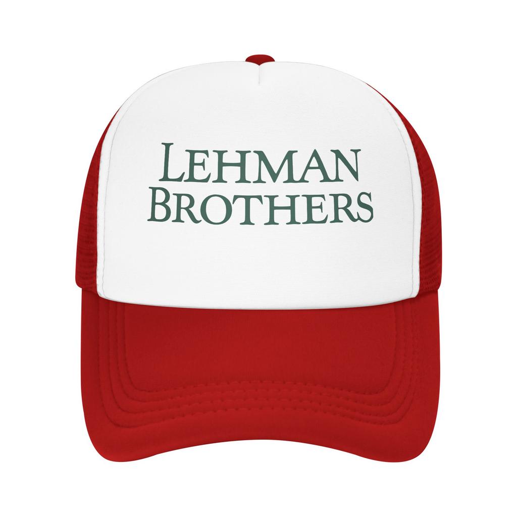 Lehman Brothers Baseball Cap Casual Men Adult Mesh Hip Hop Hats Adjustable Custom DIY Tennis Skate Baseball Caps Gift Idea