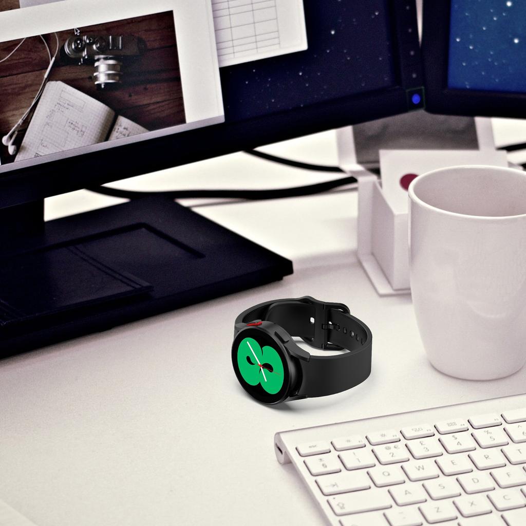 Силиконовые ремешки 20 мм для Samsung Galaxy Watch 4 classic, 46 мм, 42 мм, умные часы Ridge, спортивный браслет, ремешок Samsung Galaxy Watch 4, 44 мм, 40 мм