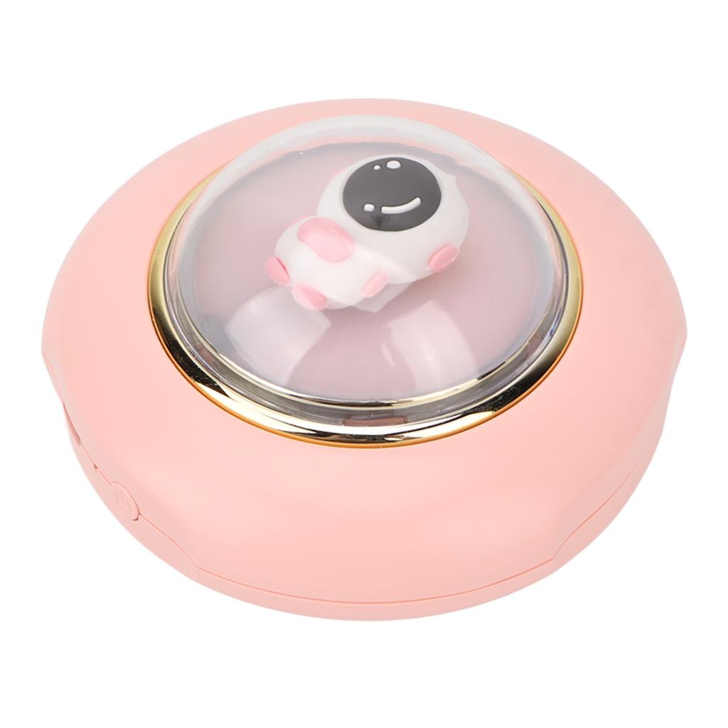 Electric Hand Warmer USB Rechargeable 4000mAh Adjustable Pocket Hand Heater with Night Light Pink