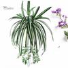 Artificial Home Hotel Decor Spider Plant 1Pc Chlorophytum Comosum Faux Greenery