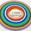 Мини-бусины 2,6 мм 1000 шт. Термобусины для подарка детям Hama Beads DIY Пазлы Железные бусины Высокое качество