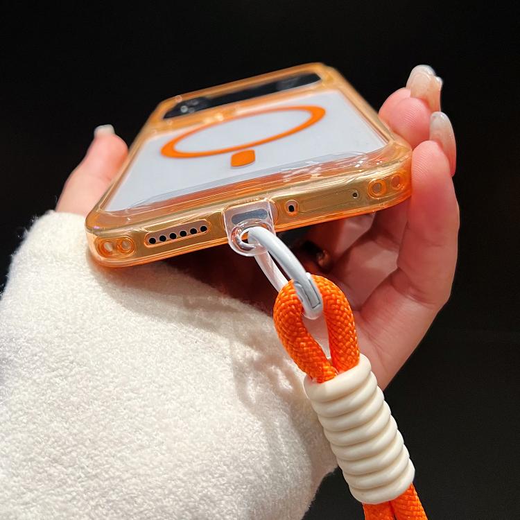 Precise Hole Shockproof Magnetic TPU Hybrid Transparent Acrylic Phone Case With Lanyard For Xiaomi 17 Pro Max