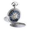 Charles-Hubert Paris Double Hunter DWA-062 Men's Mechanical Hand-Wound Pocket Watch