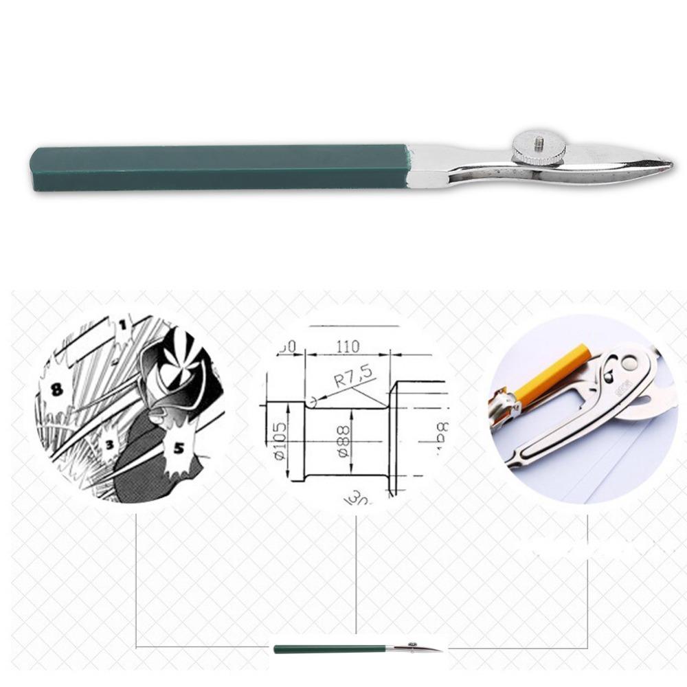 solid metal build adjustable ruling pen comic line sketch tool straight line drafting