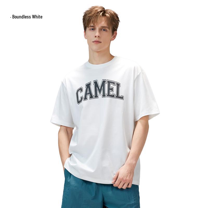 Camel Мужская дышащая футболка с коротким рукавом, быстросохнущая