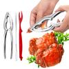 Набор инструментов для морепродуктов, крабовые вилки для омаров из нержавеющей стали, гайки для лобстеров, гайки для моллюсков, набор ножей для лобстеров для ресторана, наборы кухонных гаджетов