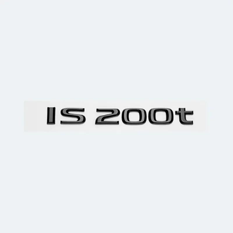 3D глянцевые черные АБС-буквы для Lexus IS200 IS250 IS300 IS350 IS300h IS200t IS500 HYBRID эмблема значок на крышку багажника автомобиля аксессуары