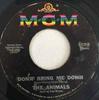 7-дюймовая пластинка ANIMALS - Don't Bring Me Down K13514 MGM Records 1966 US Рок Б/У