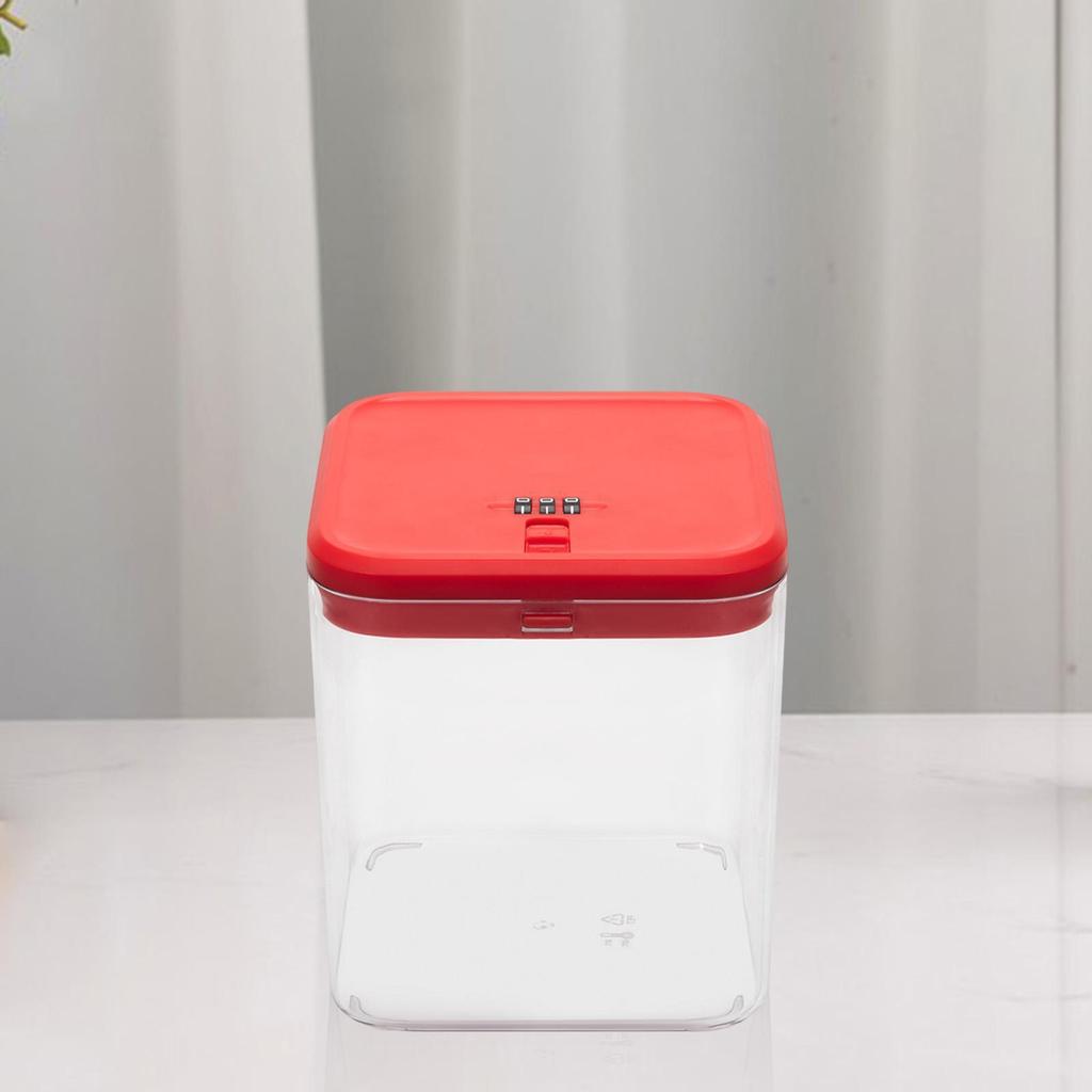 Lockable Storage Box Phone Lockable Box Compact Transparent Phone Locker Locking